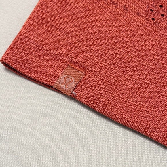 Lululemon Women Coral Sleeveless Muscle Tee size 12 - Picture 4 of 5